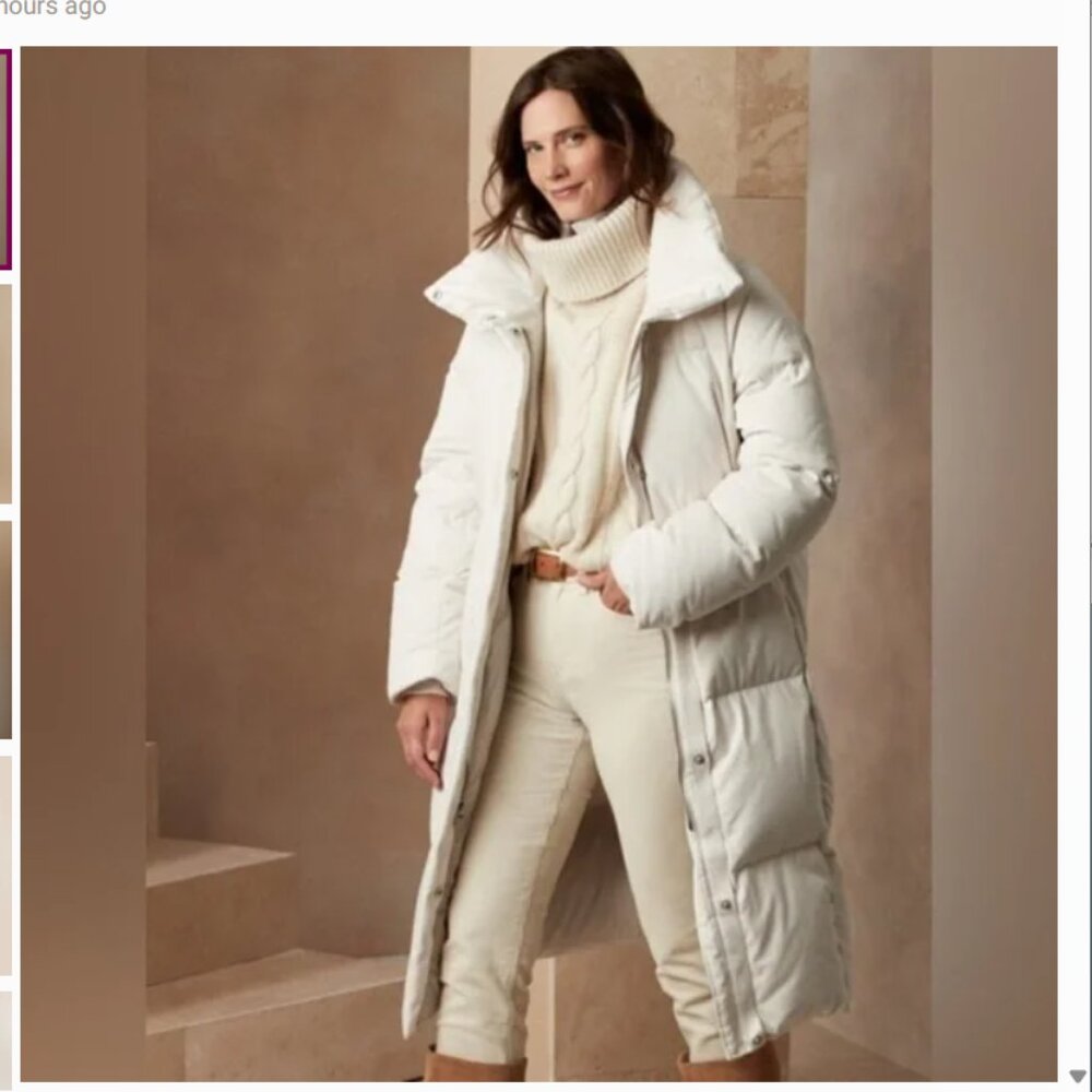 NWT Banana Republic Water-Repellent Long Puffer Coat